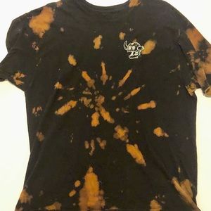 Custom bleach dyed toy machine shirt